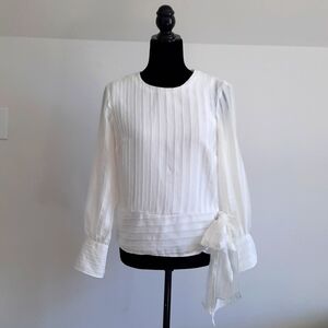 J.Crew Sash waisted blouse